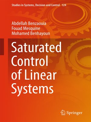 cover image of Saturated Control of Linear Systems